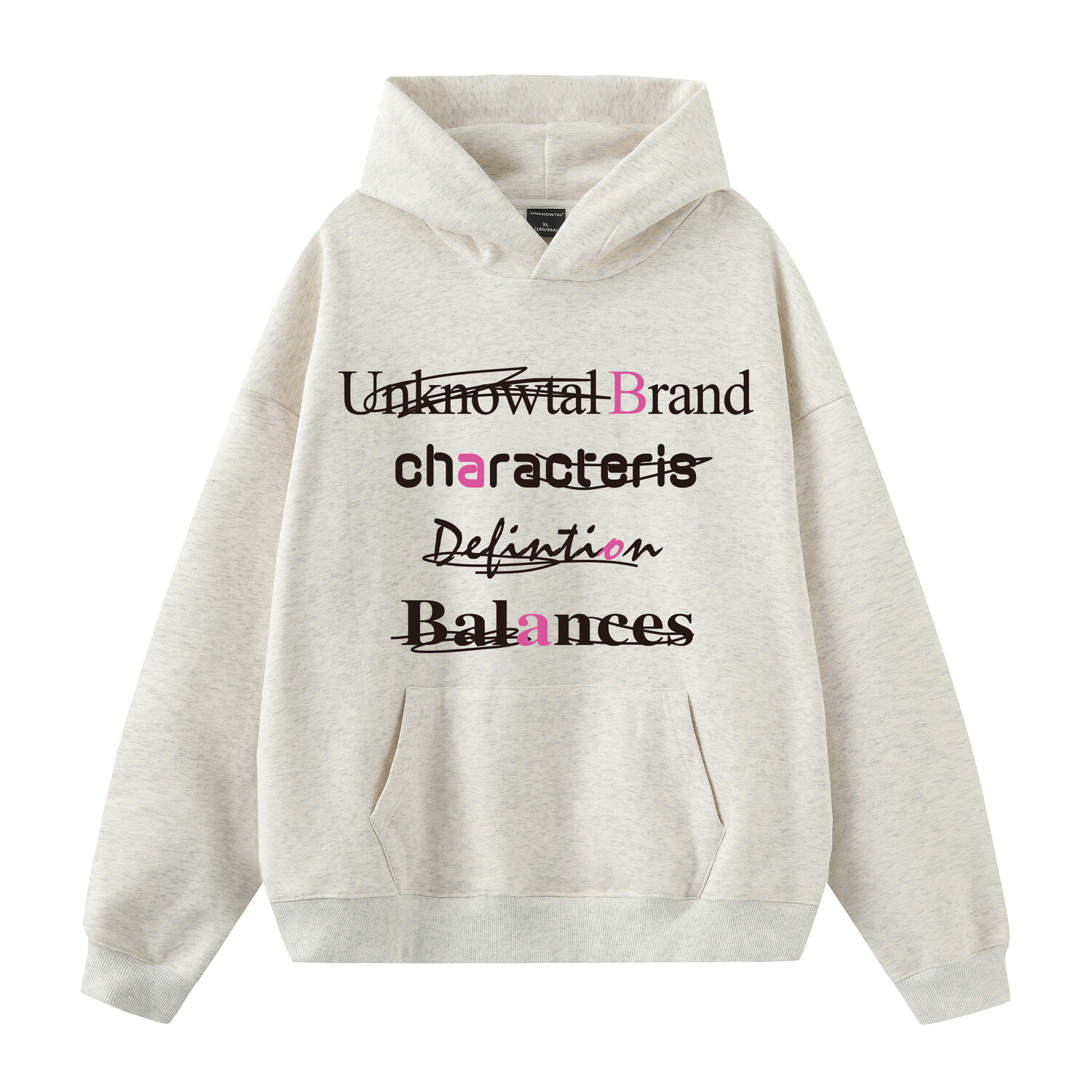 UNKNOWTAL Толстовка унисекс, Белый/Красный
UNKNOWTAL Толстовка унисекс, Белый/Красный