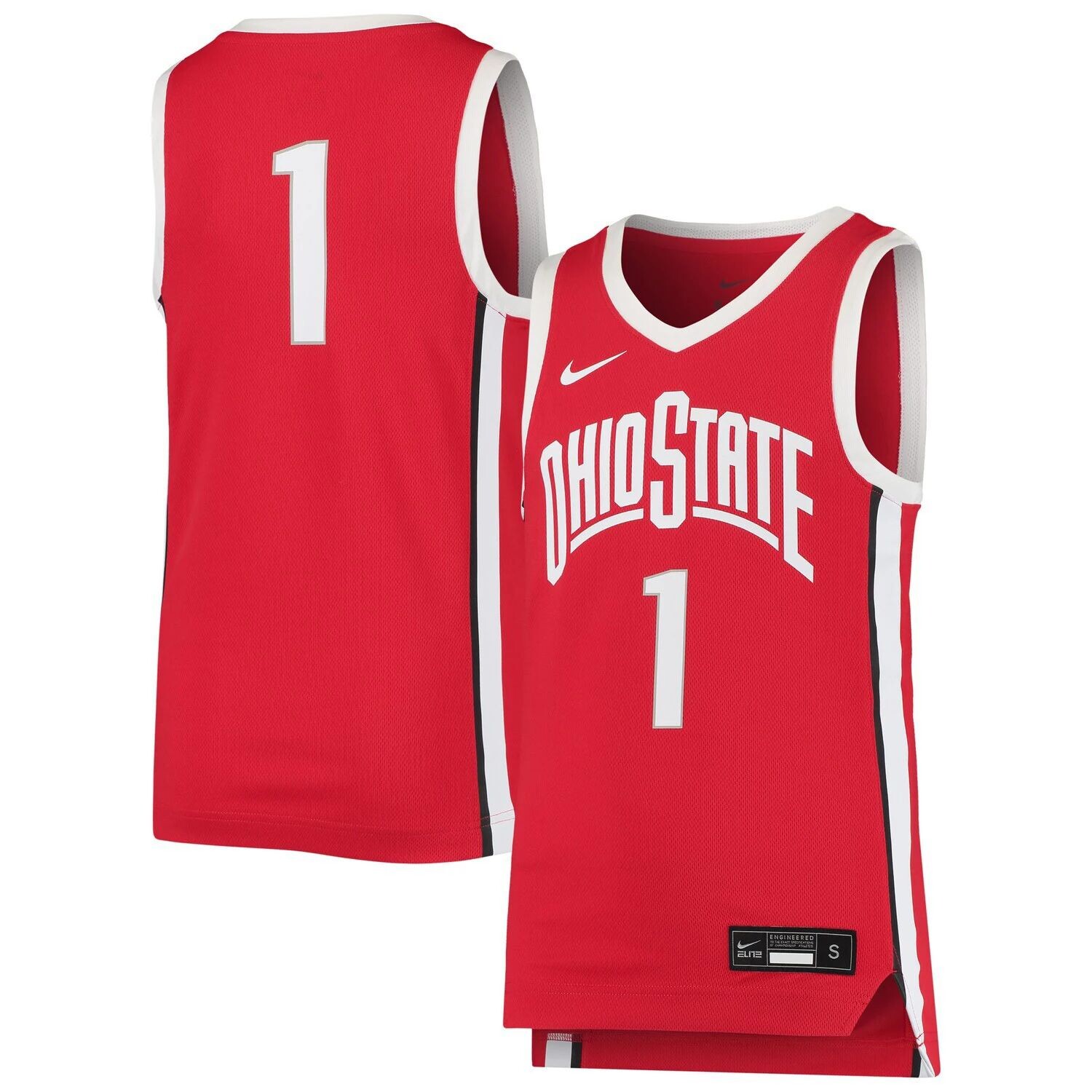 Молодежная копия баскетбольной майки Nike #1 Scarlet Ohio State Buckeyes Team Nike
Молодежная копия баскетбольной майки Nike #1 Scarlet Ohio State Buckeyes Team Nike