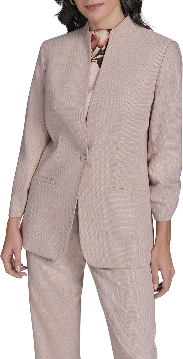 Женский пиджак Calvin Klein с открытым передом, Pink Pepper Multi
Женский пиджак Calvin Klein с открытым передом, Pink Pepper Multi