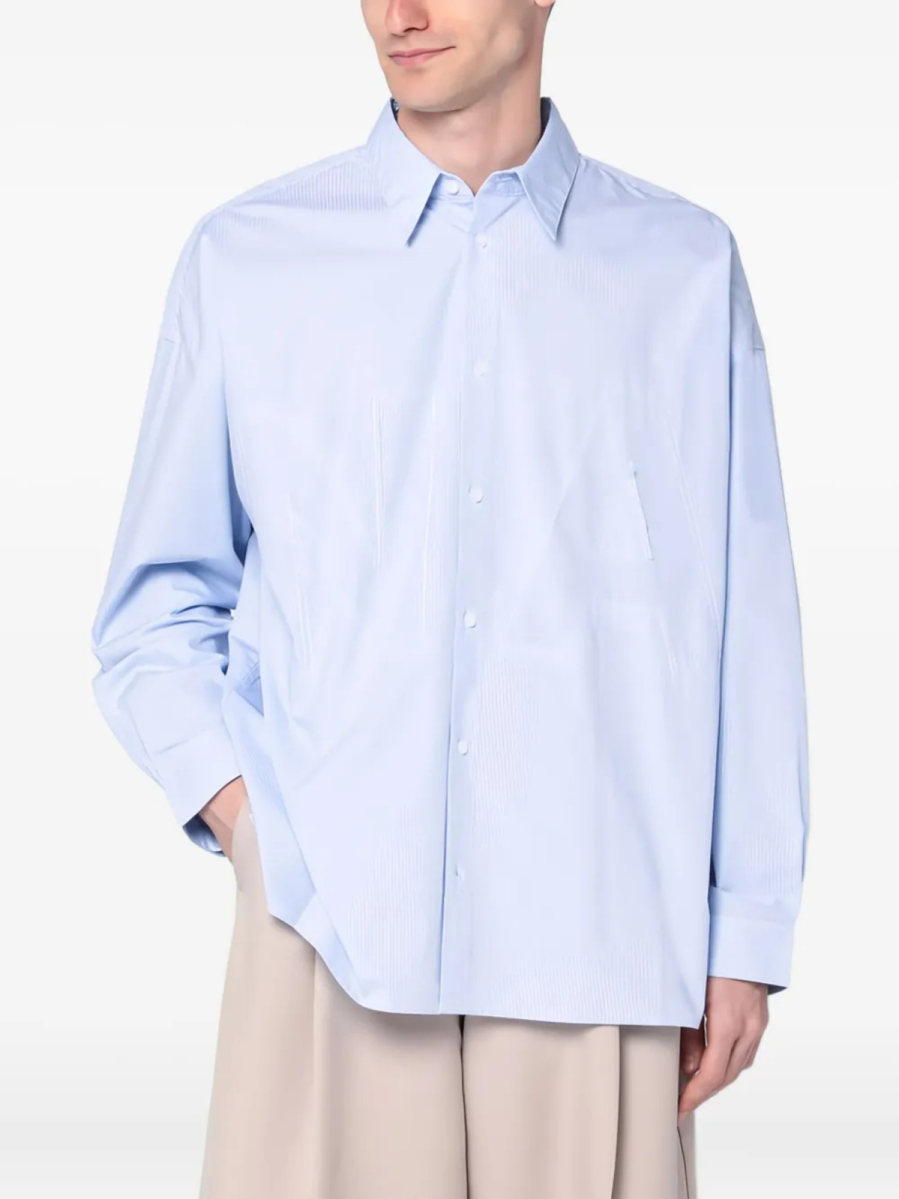 Рубашка с вышитым логотипом NEW AMSTERDAM, синий
Рубашка с вышитым логотипом NEW AMSTERDAM, синий