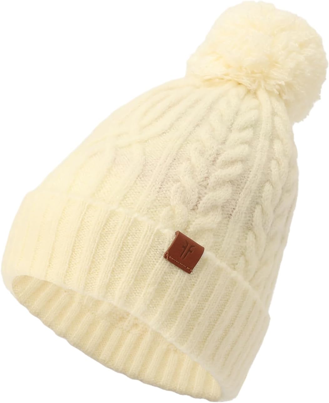 Женская шапка-бини Frye Cable Beanie с помпоном, Ivory
Женская шапка-бини Frye Cable Beanie с помпоном, Ivory