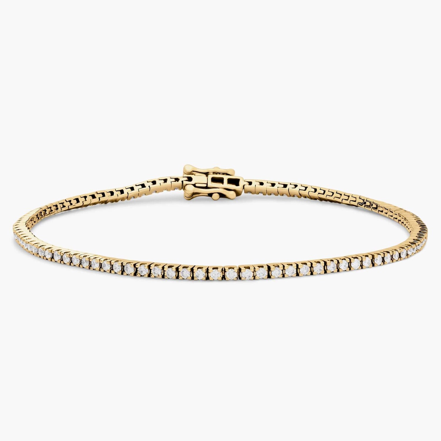 Теннисный браслет с бриллиантами из 14-каратного желтого золота (1 карат) Blue Nile
Теннисный браслет с бриллиантами из 14-каратного желтого золота (1 карат) Blue Nile