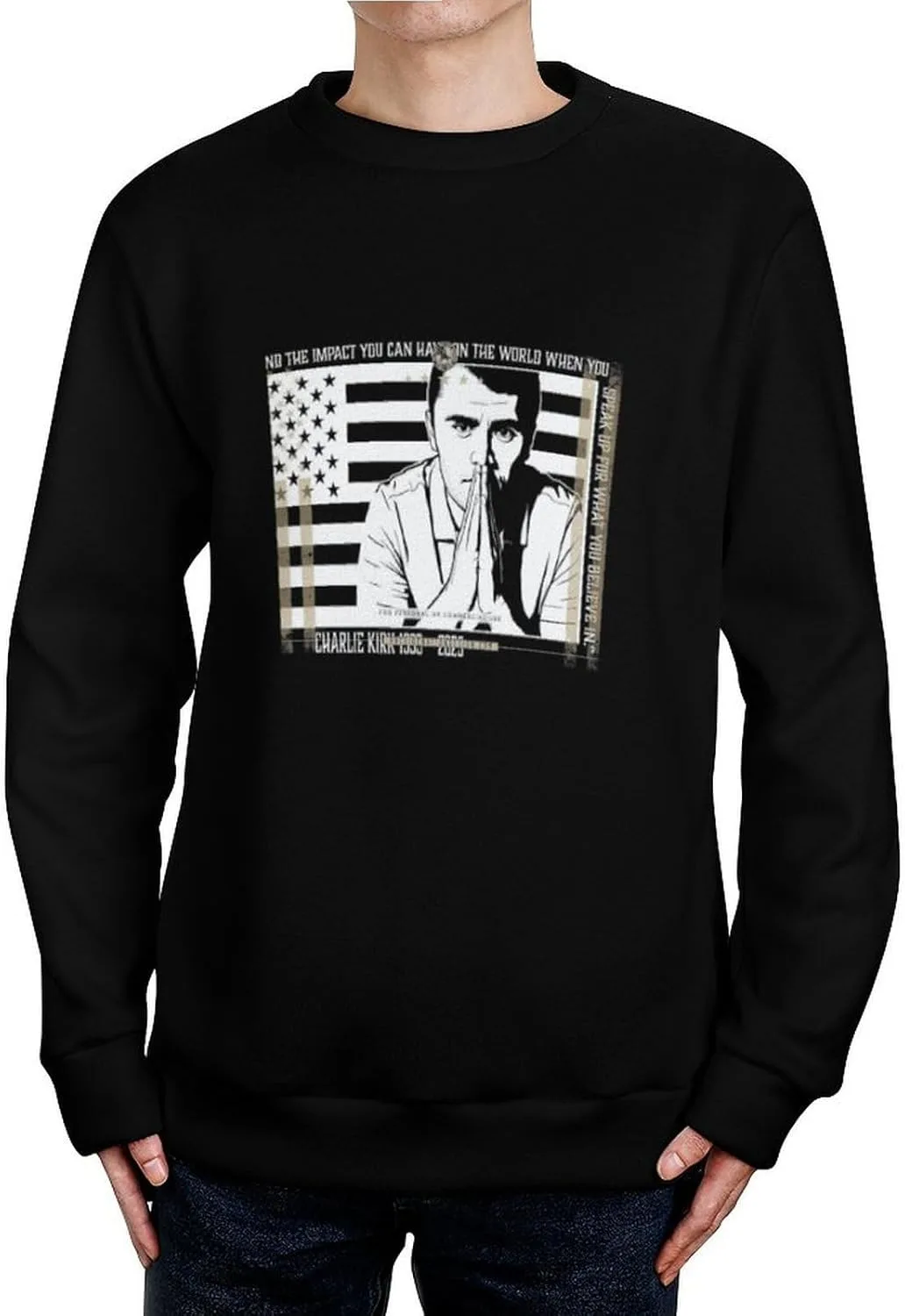 Свитер Charlie Kirk с принтом, теплый и мягкий, для носки отдельно или слоями Rxnjdka
Свитер Charlie Kirk с принтом, теплый и мягкий, для носки отдельно или слоями Rxnjdka