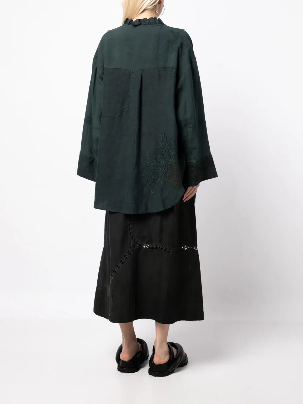 Туника с длинными рукавами By Walid, зеленый
Туника с длинными рукавами By Walid, зеленый