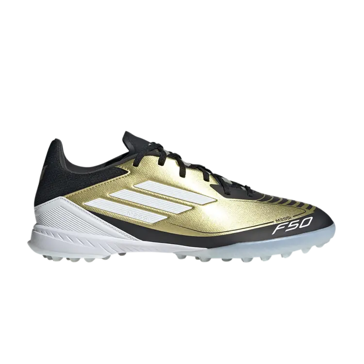 Кроссовки Messi Adizero F50 League TF, цвет Triunfo Dorado 
Кроссовки Messi Adizero F50 League TF, цвет Triunfo Dorado