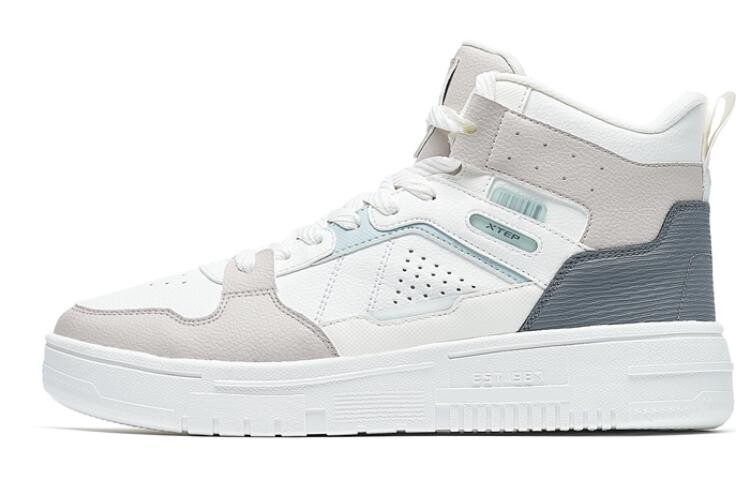 Скейтбординговые туфли мужские с высоким голенищем Sail Белый/слоновая кость Белый/дымчато-серый Xtep
Скейтбординговые туфли мужские с высоким голенищем Sail Белый/слоновая кость Белый/дымчато-серый Xtep