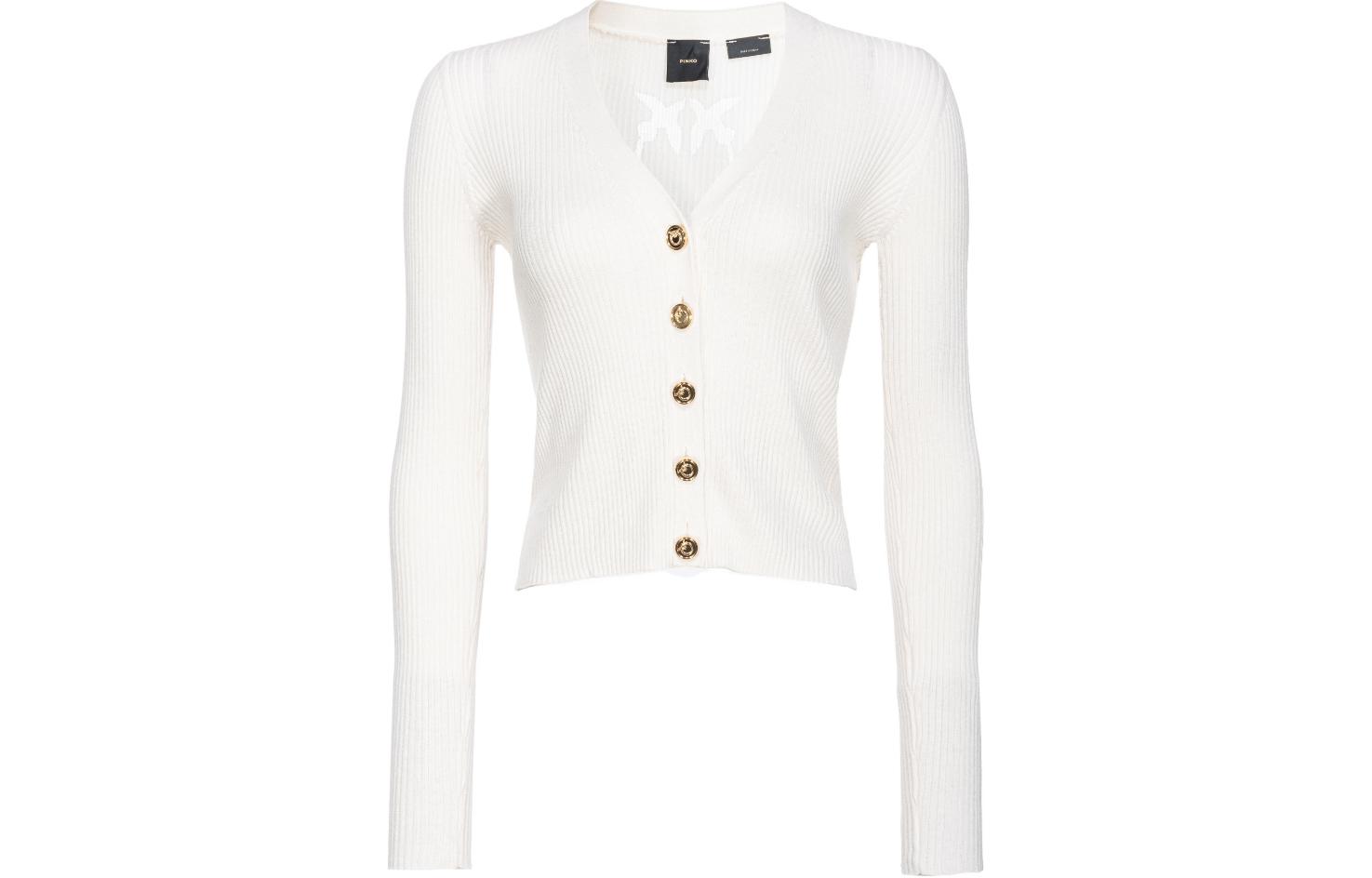 Кардиган Love Birds с контрастным логотипом PINKO, белый
Кардиган Love Birds с контрастным логотипом PINKO, белый