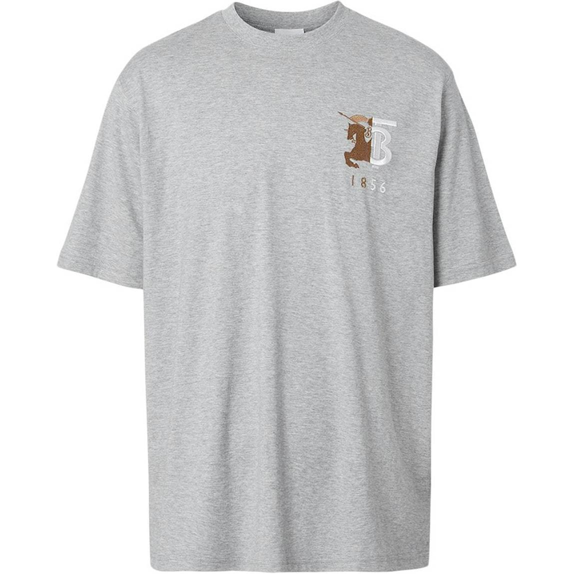 Футболка с контрастным логотипом Burberry, серая
Футболка с контрастным логотипом Burberry, серая