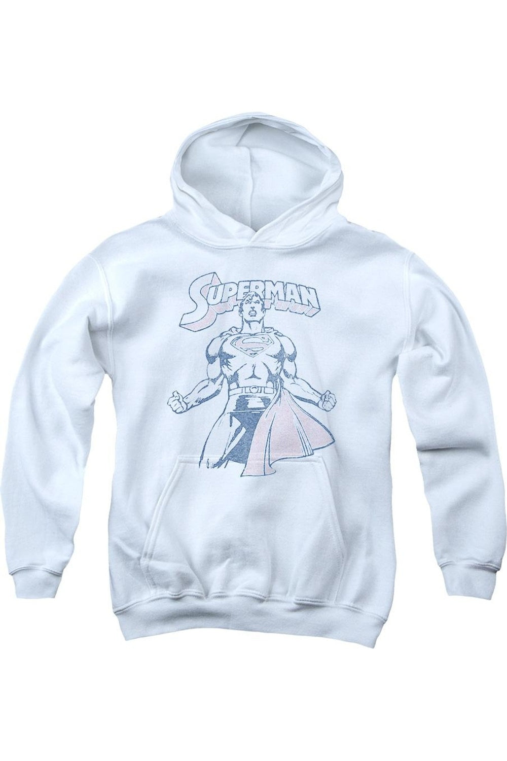 Супермен: худи с капюшоном для молодежи Gildan, белый
Супермен: худи с капюшоном для молодежи Gildan, белый