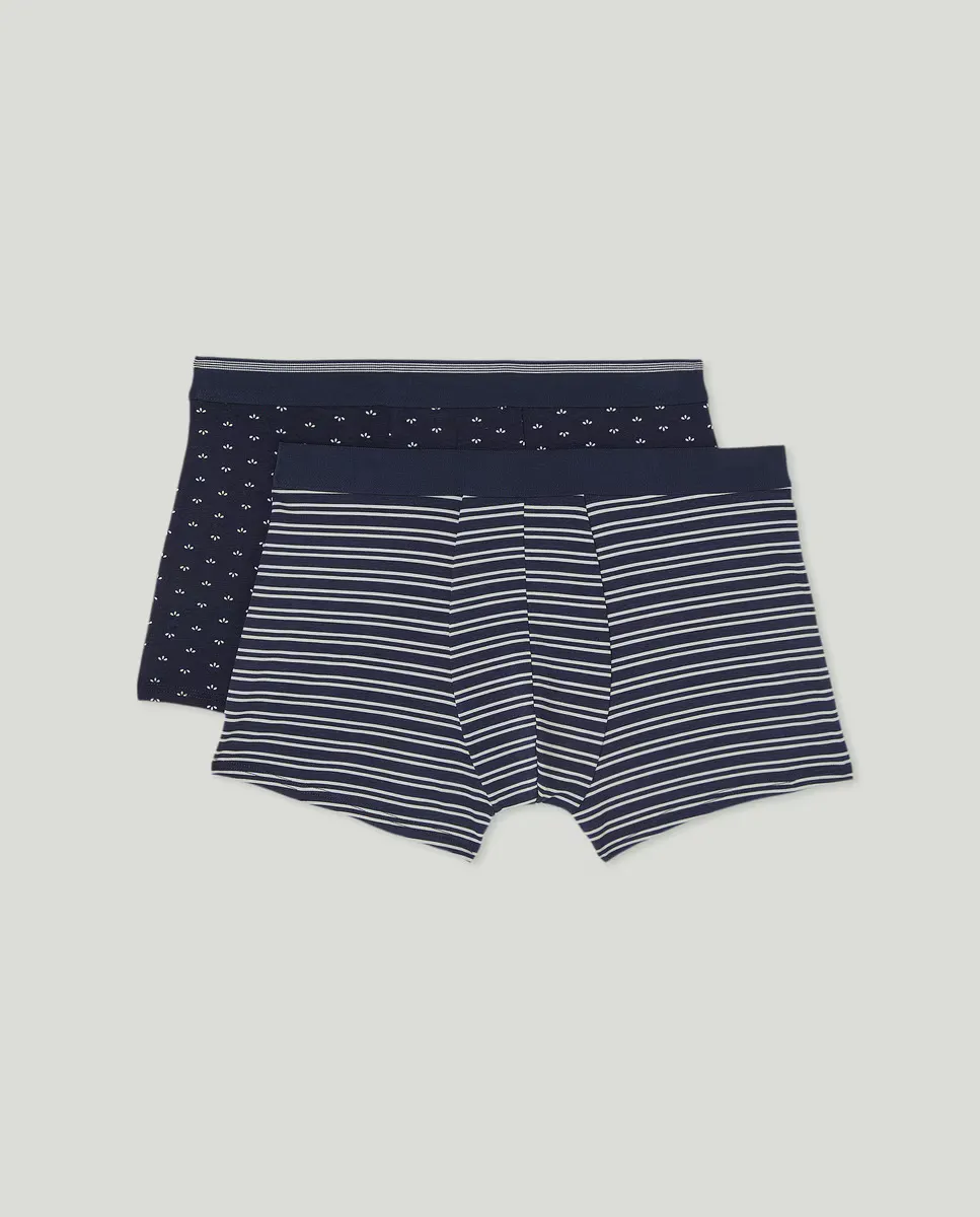 Упаковка из 2 мужских трикотажных трусов-боксеров Dustin, синий
Упаковка из 2 мужских трикотажных трусов-боксеров Dustin, синий