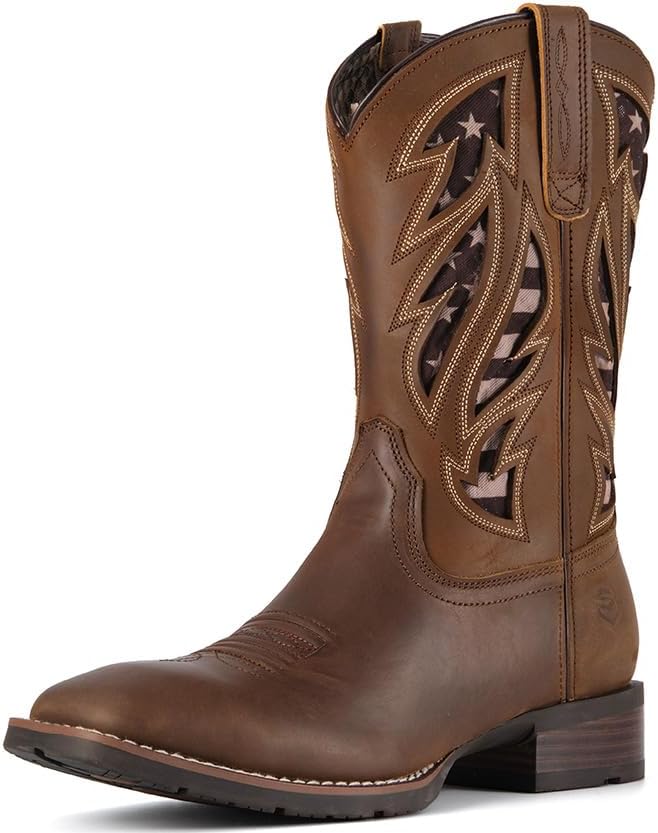 Мужские ковбойские сапоги SUREWAY - мужские вестерн-сапоги с квадратным носком, маслостойкие/противоскользящие, прочные классические сапоги на 25 см Wellington с мягким носком из натуральной кожи для работы, коричневый
Мужские ковбойские сапоги SUREWAY - мужские вестерн-сапоги с квадратным носком, маслостойкие/противоскользящие, прочные классические сапоги на 25 см Wellington с мягким носком из натуральной кожи для работы, коричневый