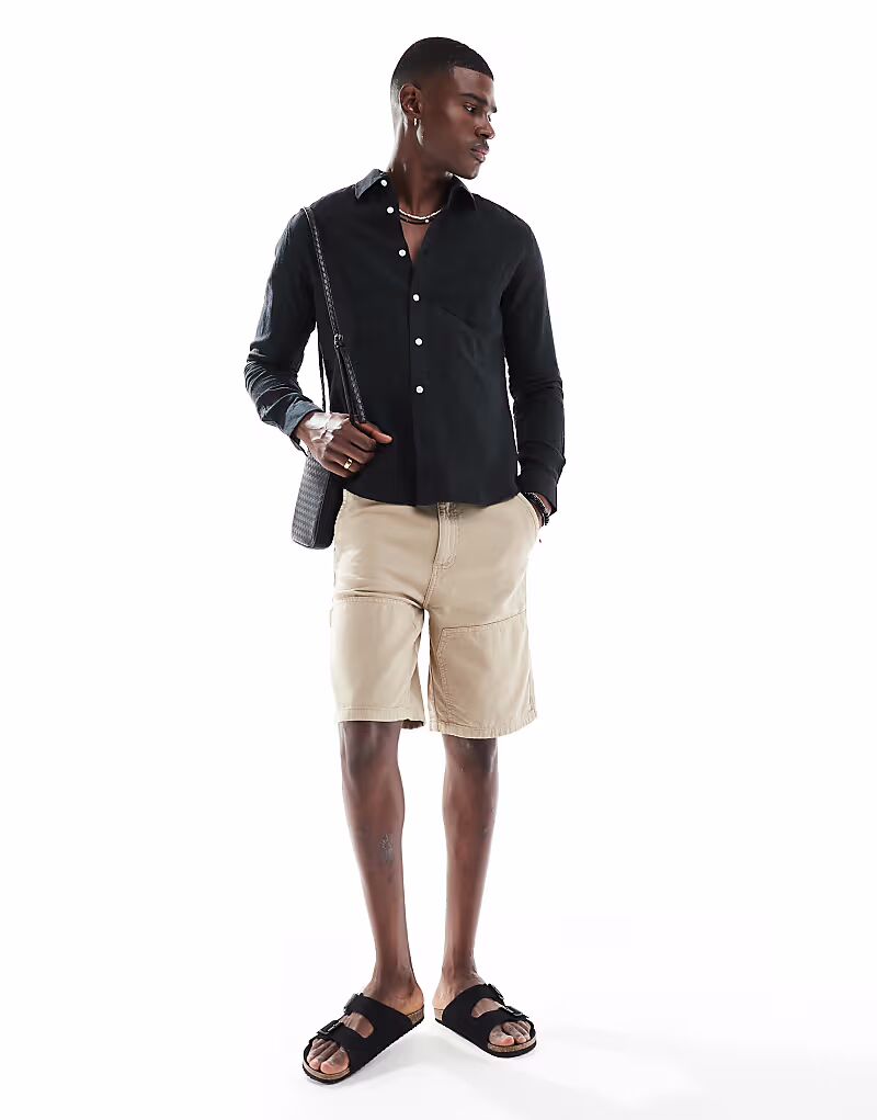 ONLY & SONS плотницкие шорты бежевого цвета
ONLY & SONS плотницкие шорты бежевого цвета