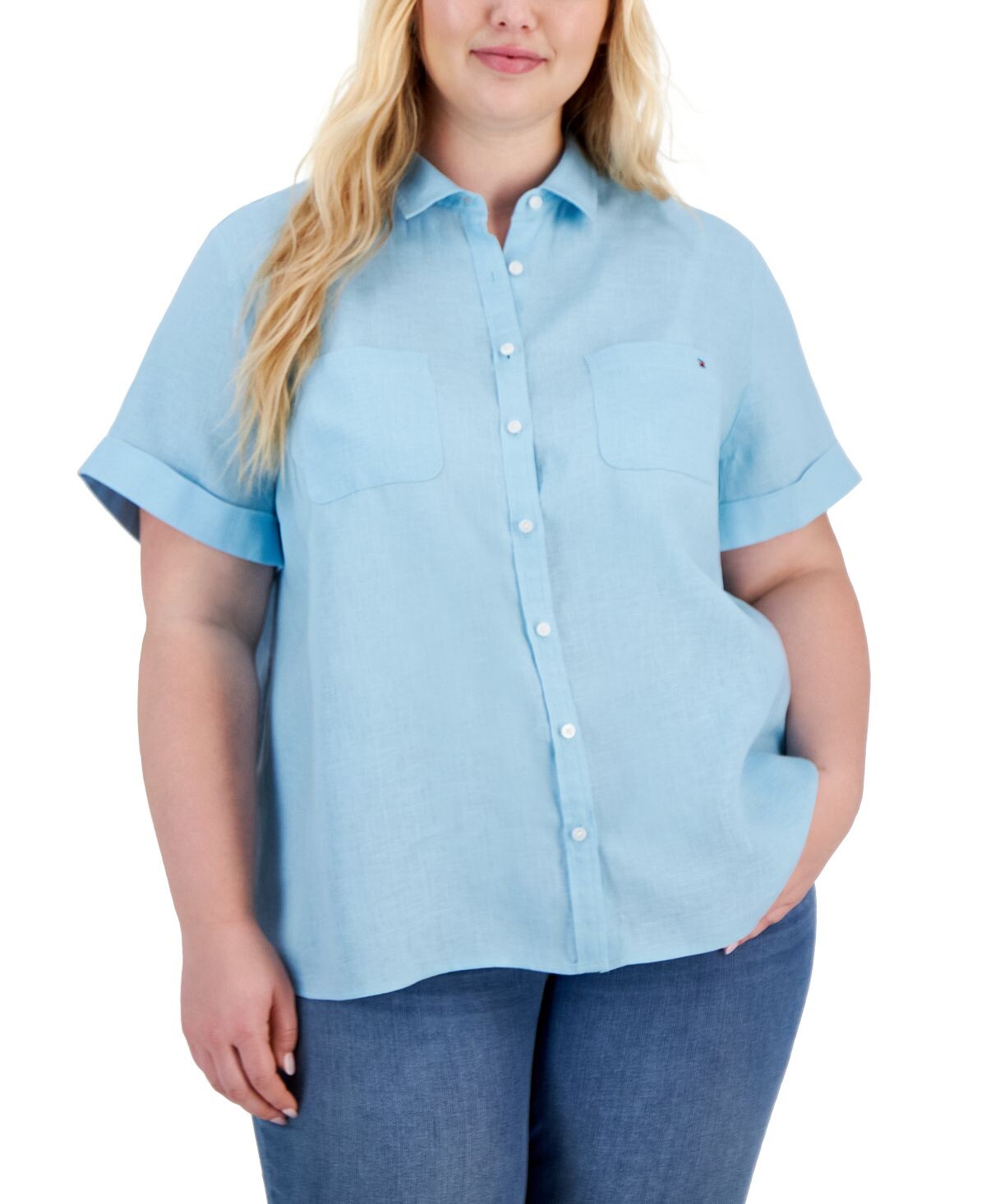 Льняная рубашка больших размеров Tommy Hilfiger
Льняная рубашка больших размеров Tommy Hilfiger