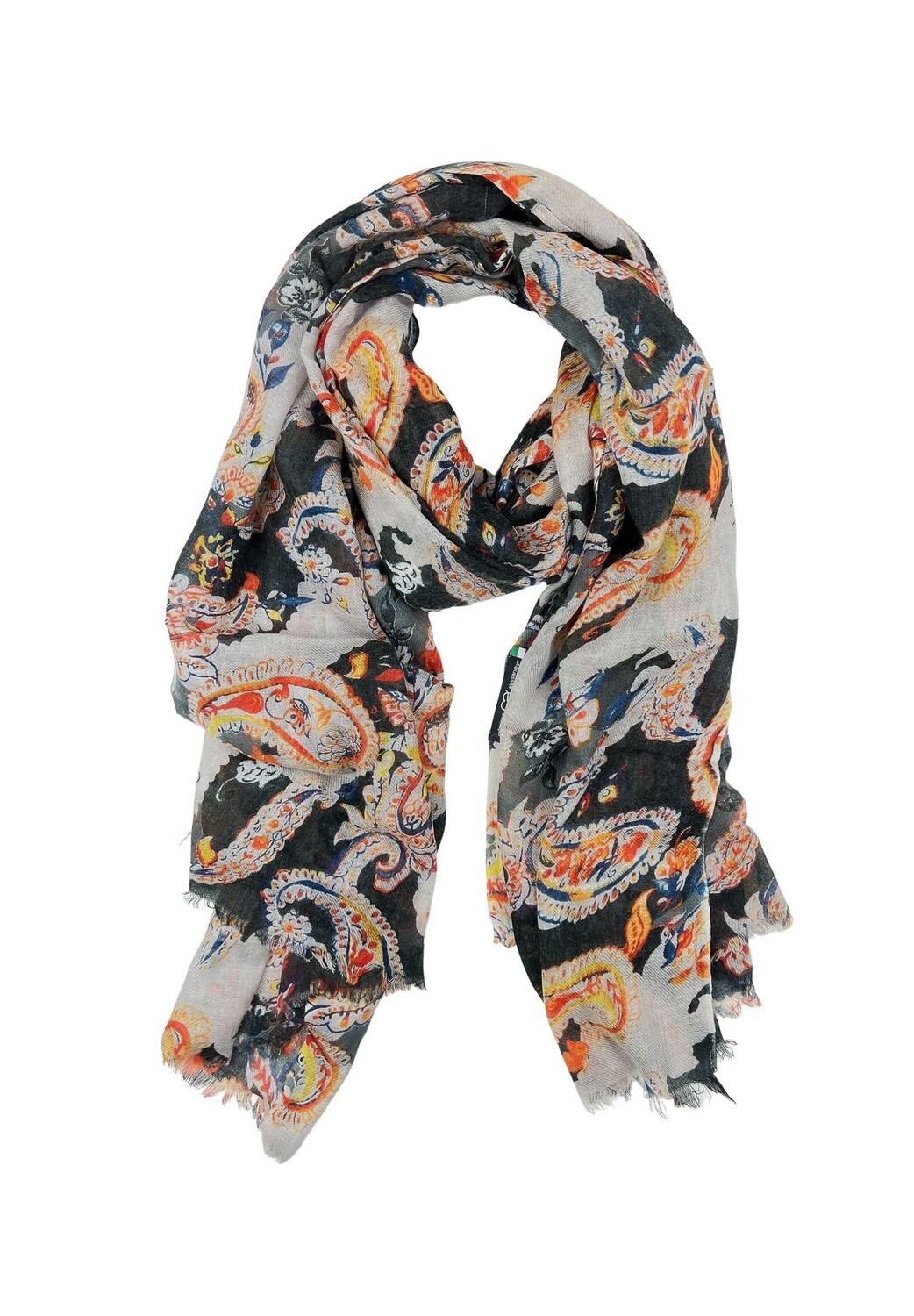 Роскошный кашемировый шарф с рисунком пейсли из мягкой смеси кашемира Collezione alessandro, черный
Роскошный кашемировый шарф с рисунком пейсли из мягкой смеси кашемира Collezione alessandro, черный