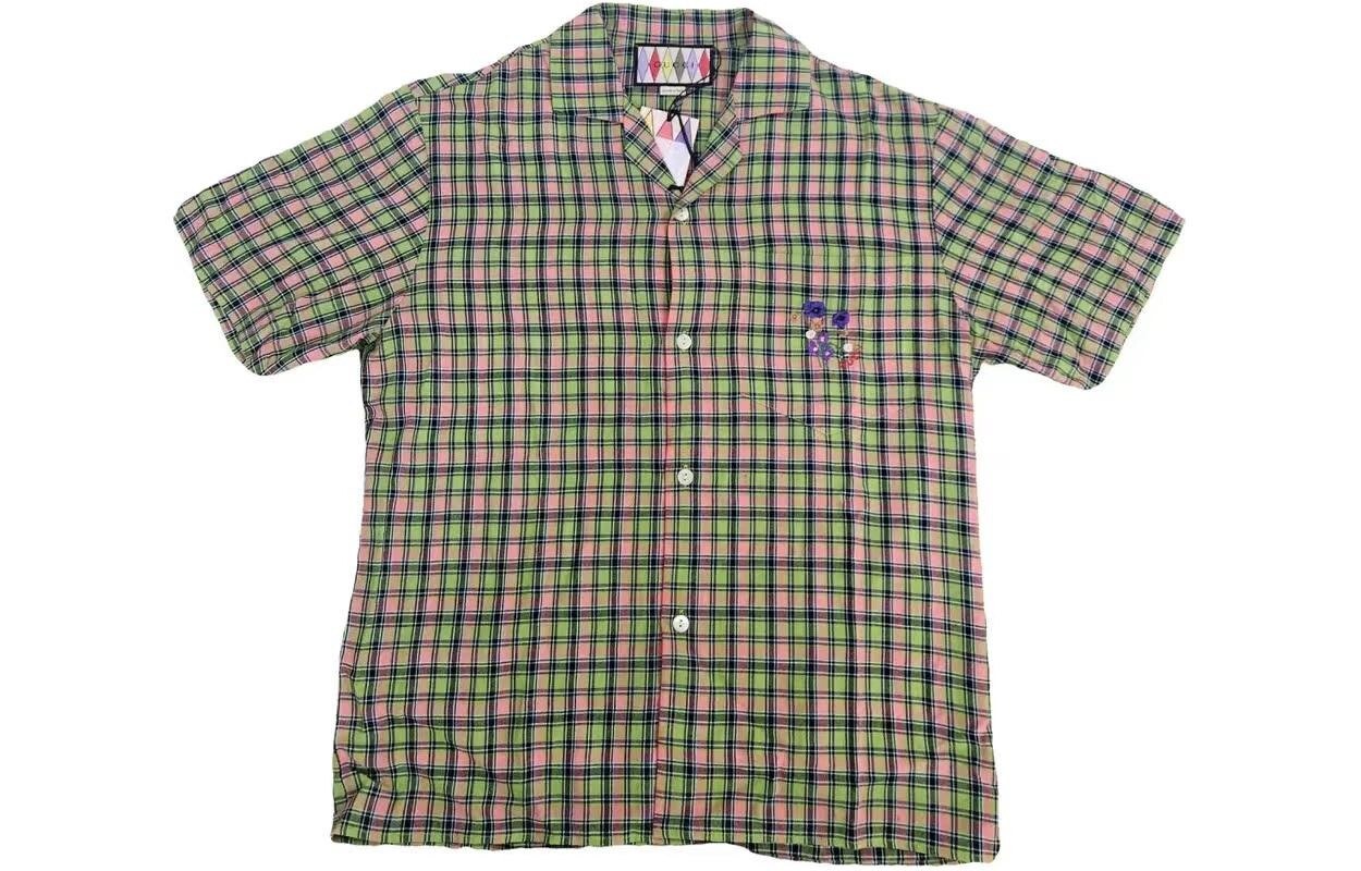 Рубашка мужская многоцветная Gucci, цвет Multicolor 
Рубашка мужская многоцветная Gucci, цвет Multicolor