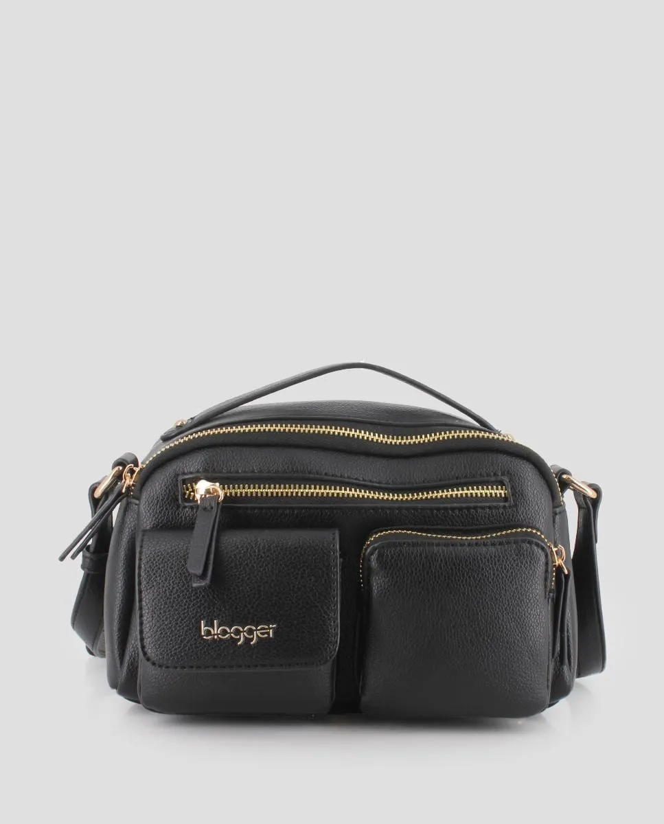 Женская сумка на плечо, которую можно носить через плечо, с карманами на передней стороне Blogger, черный
Женская сумка на плечо, которую можно носить через плечо, с карманами на передней стороне Blogger, черный