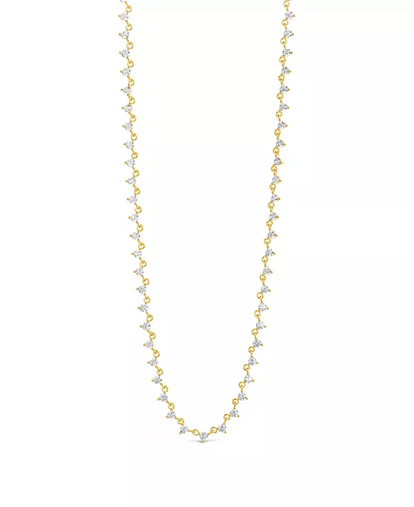 Теннисное ожерелье Brigid с кубическим цирконием в шахматном порядке Sterling Forever, gold
Теннисное ожерелье Brigid с кубическим цирконием в шахматном порядке Sterling Forever, gold
