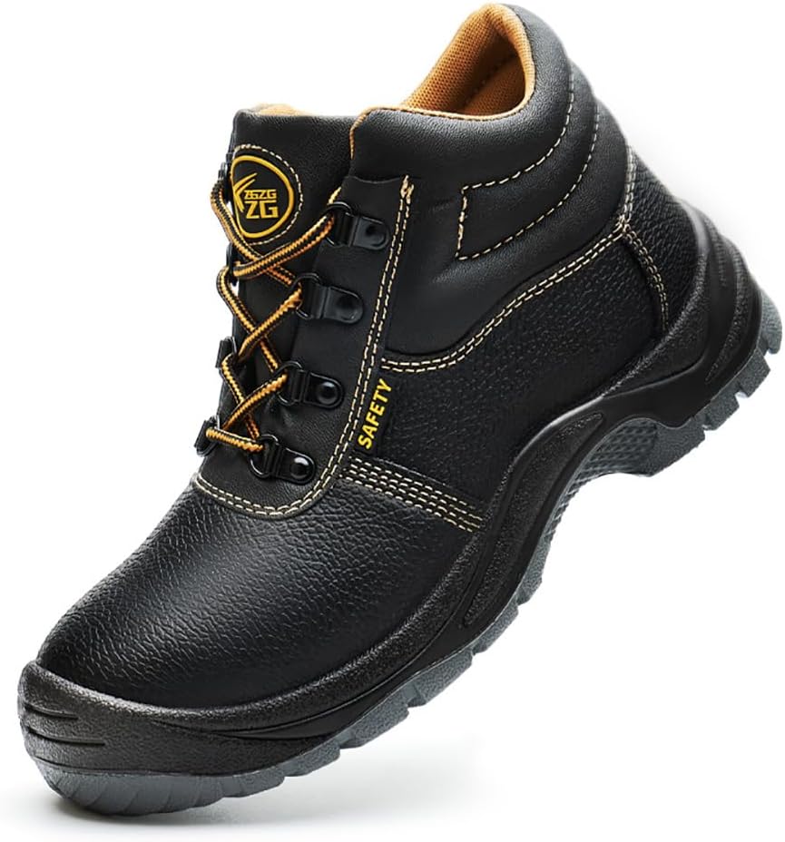 Lmprock S3 Унисекс кожаные ботинки с промышленным стальным носком, защитой от проколов и брызг, противоскользящие и антистатика, неразрушимые ботинки для строительства, черный
Lmprock S3 Унисекс кожаные ботинки с промышленным стальным носком, защитой от проколов и брызг, противоскользящие и антистатика, неразрушимые ботинки для строительства, черный