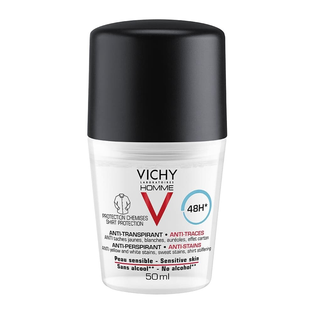 Vichy Homme, антиперспирант 48 ч, шариковый, 50 мл
Vichy Homme, антиперспирант 48 ч, шариковый, 50 мл