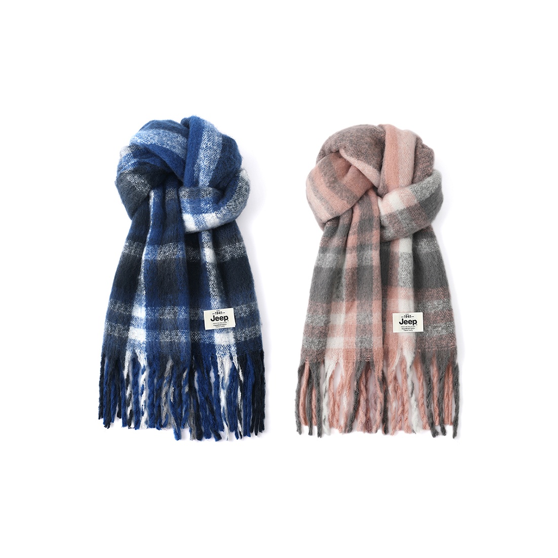 Вязаный шарф Unisex Jeep, 2 pack (темно-синий+серый розовый)
Вязаный шарф Unisex Jeep, 2 pack (темно-синий+серый розовый)