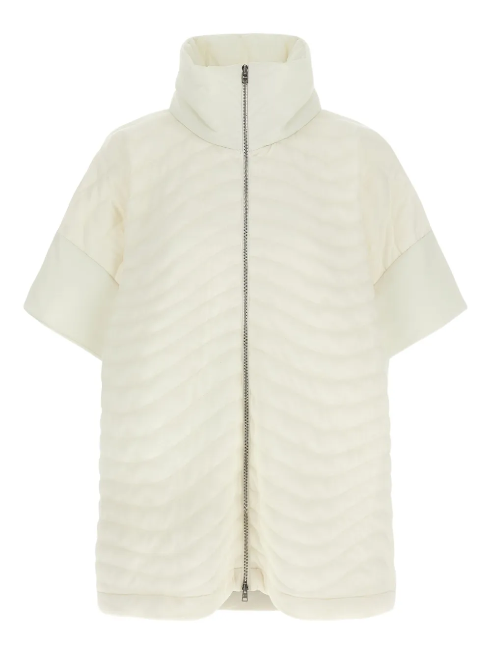 Пончо с волнообразным эффектом Herno, белый
Пончо с волнообразным эффектом Herno, белый