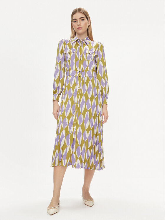 Платье-рубашка стандартного кроя Liu Jo, мультиколор
Платье-рубашка стандартного кроя Liu Jo, мультиколор