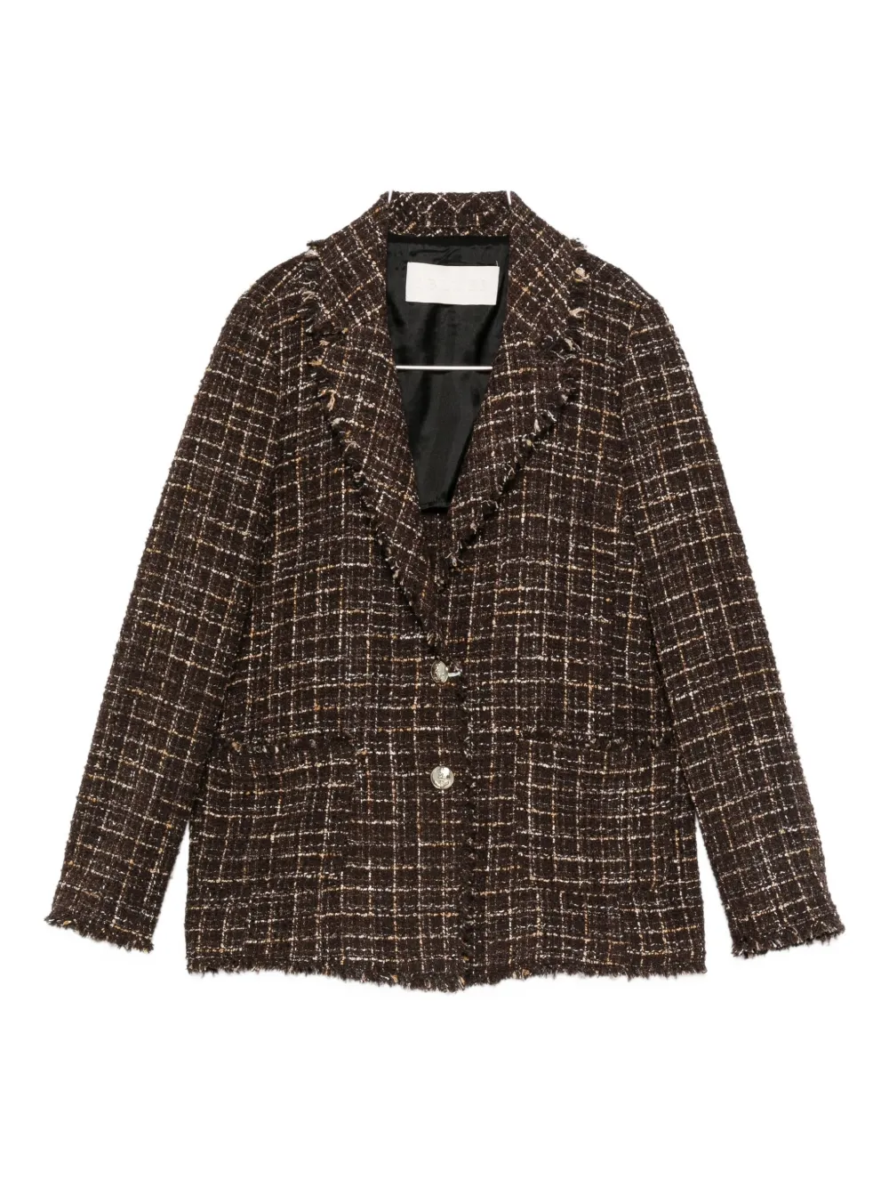 Твидовый жакет с бахромой I BLUES, коричневый
Твидовый жакет с бахромой I BLUES, коричневый