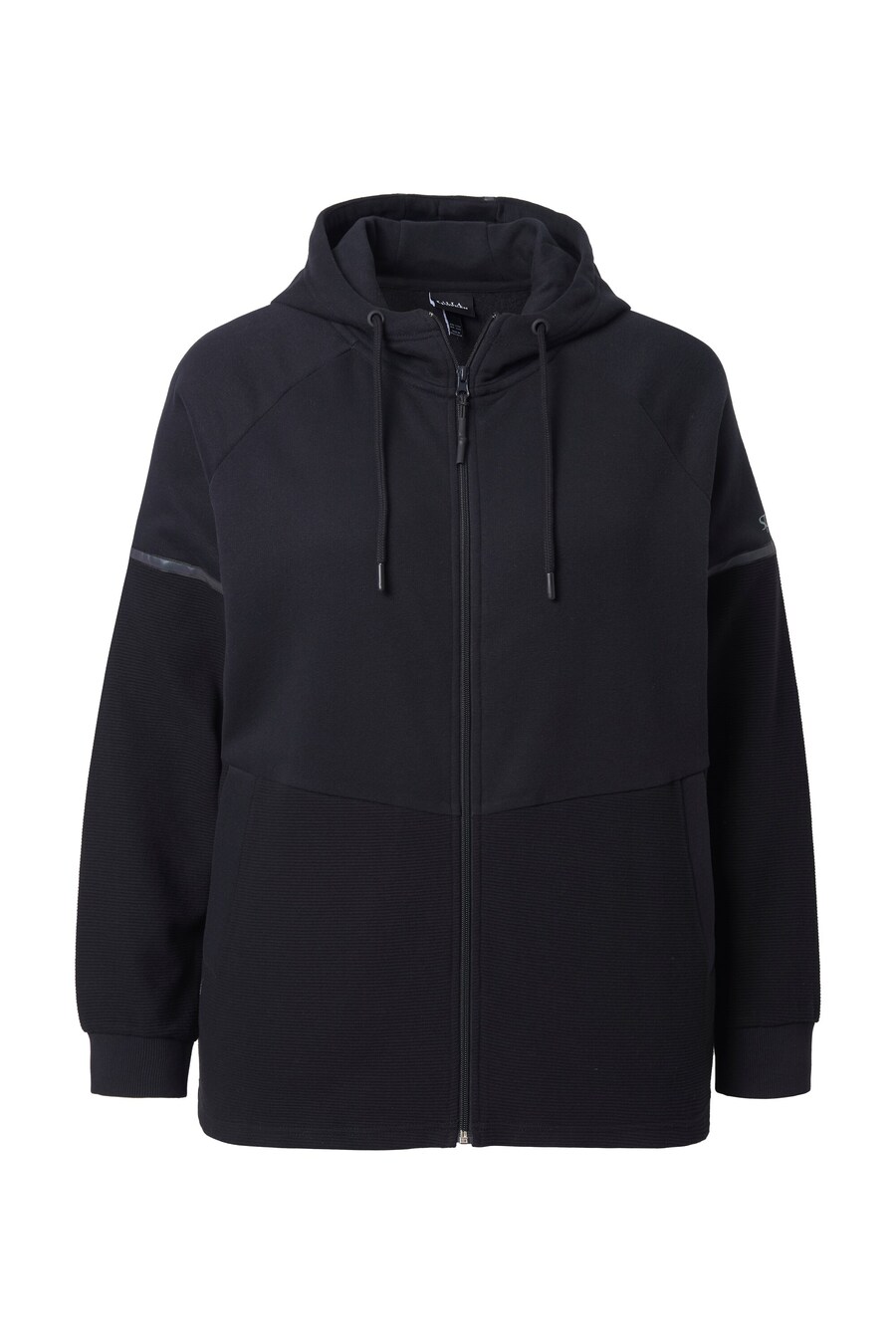 Толстовка с капюшоном на молнии Ulla Popken, черный
Толстовка с капюшоном на молнии Ulla Popken, черный