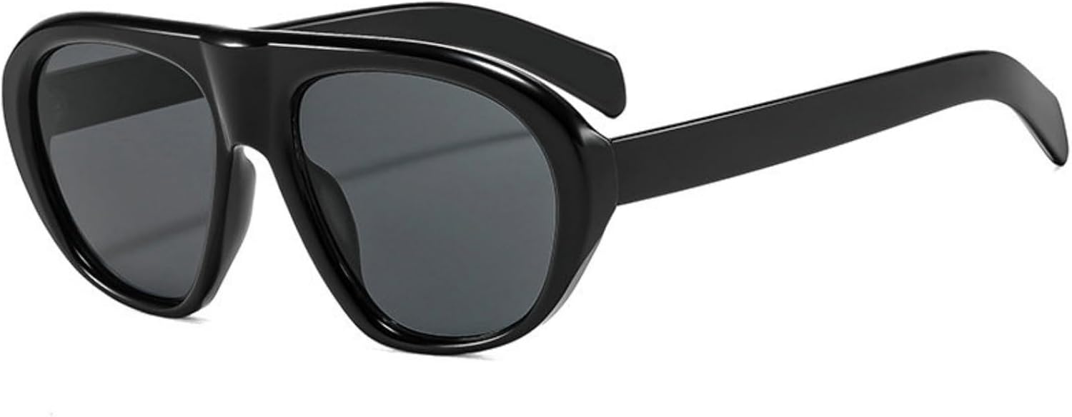 COTIA Модные солнцезащитные очки-пилот большого размера для женщин и мужчин, овальной формы, квадратной формы, стильные солнцезащитные очки для активного отдыха, Black
COTIA Модные солнцезащитные очки-пилот большого размера для женщин и мужчин, овальной формы, квадратной формы, стильные солнцезащитные очки для активного отдыха, Black