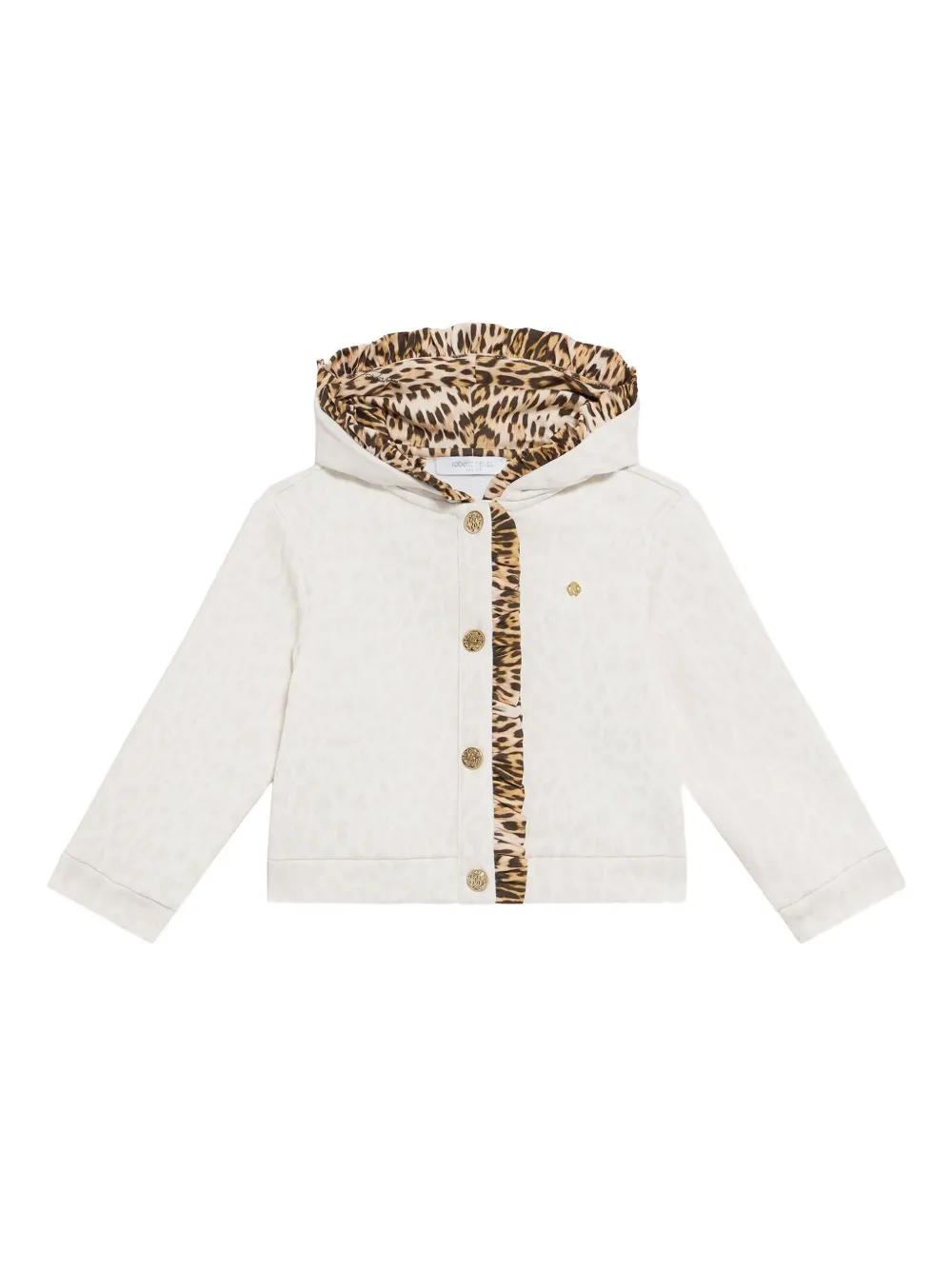 Толстовка с леопардовым принтом Roberto Cavalli Junior, белый
Толстовка с леопардовым принтом Roberto Cavalli Junior, белый