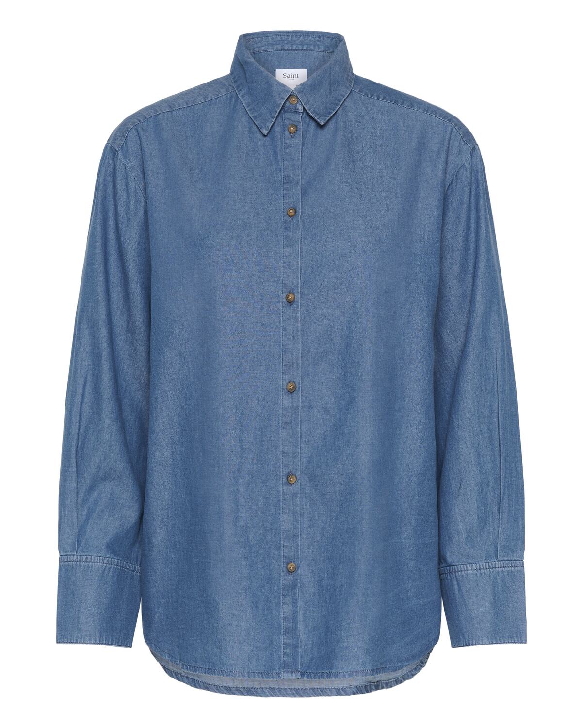 SAINT TROPEZ Рубашка 'OjettaSZ' в синем цвете
SAINT TROPEZ Рубашка 'OjettaSZ' в синем цвете