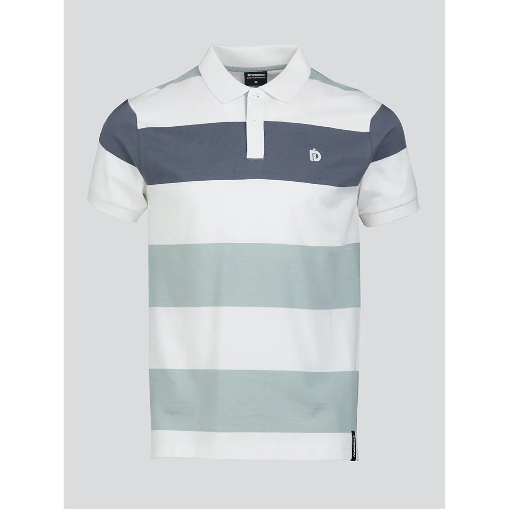 Поло с коротким рукавом Fundango Incognito Stripe, белый 
Поло с коротким рукавом Fundango Incognito Stripe, белый