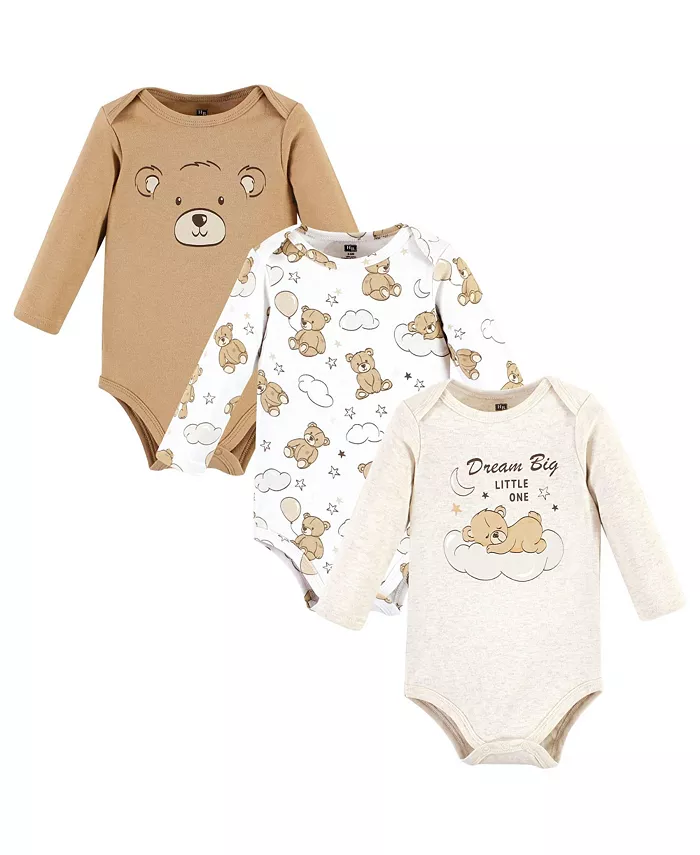 Детские хлопковые боди с длинным рукавом Hudson для мальчиков Hudson Baby, коричневый
Детские хлопковые боди с длинным рукавом Hudson для мальчиков Hudson Baby, коричневый