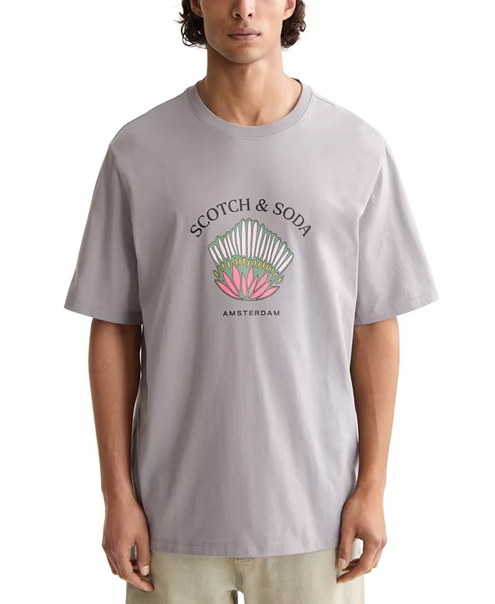 Мужская футболка классического кроя с принтом SCOTCH & SODA, серый
Мужская футболка классического кроя с принтом SCOTCH & SODA, серый