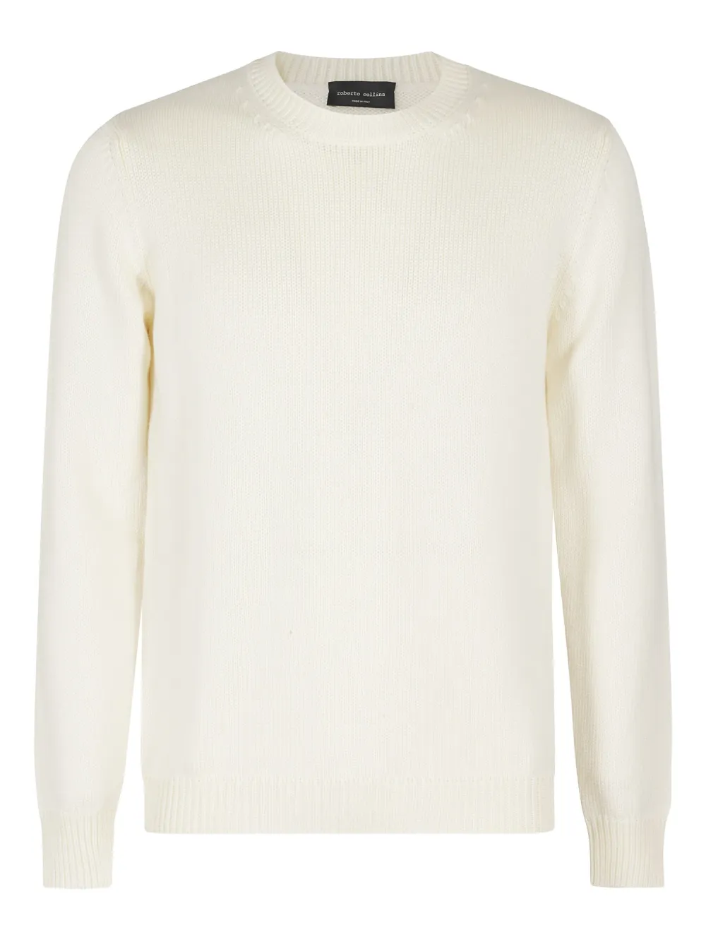 Ребристый свитер с круглым вырезом Roberto Collina, нейтральный
Ребристый свитер с круглым вырезом Roberto Collina, нейтральный