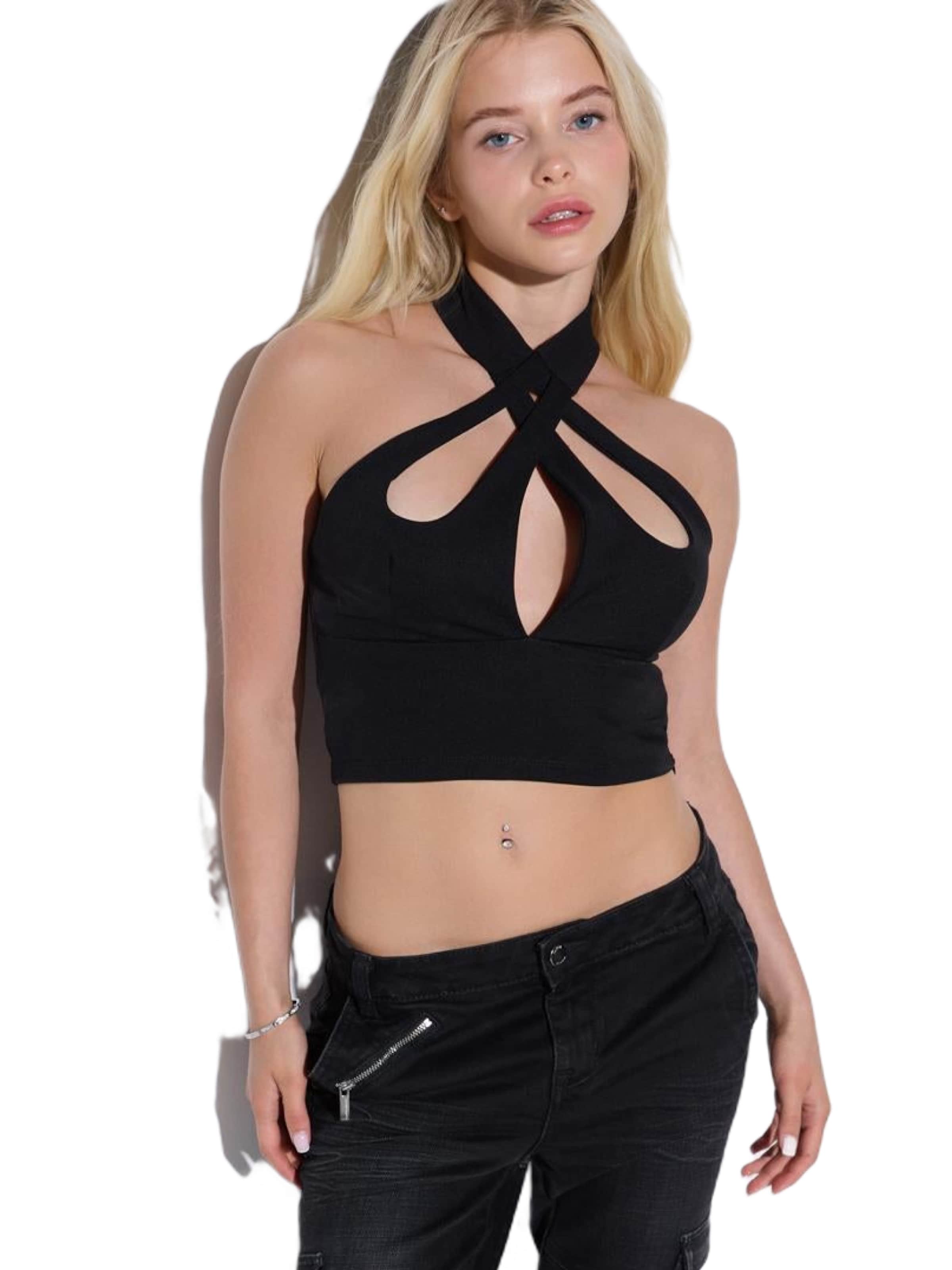 No Matter What Топ в черном цвете
No Matter What Топ в черном цвете