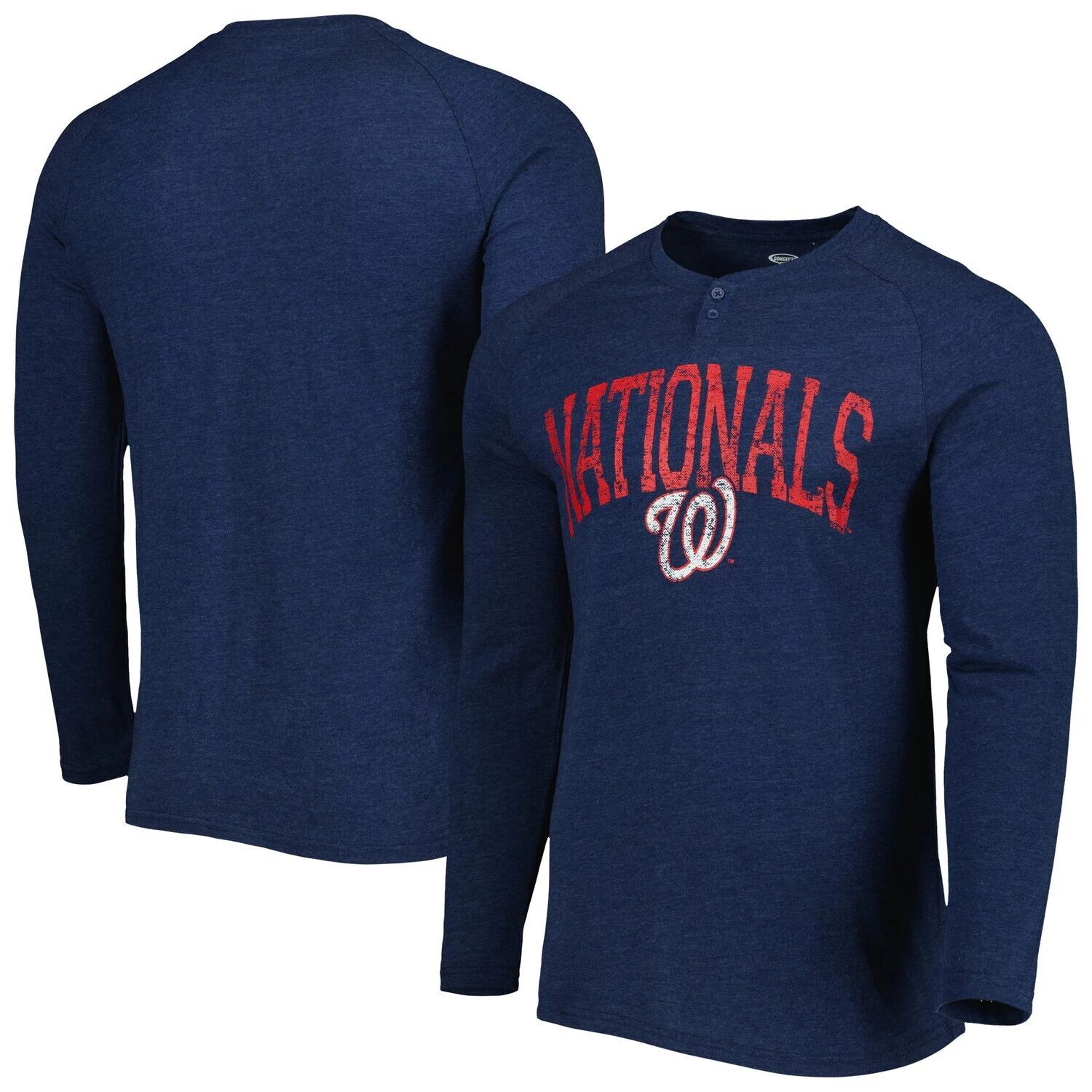 Мужская футболка Concepts Sport Navy Washington Nationals Inertia Raglan с длинными рукавами в стиле Хенли
Мужская футболка Concepts Sport Navy Washington Nationals Inertia Raglan с длинными рукавами в стиле Хенли