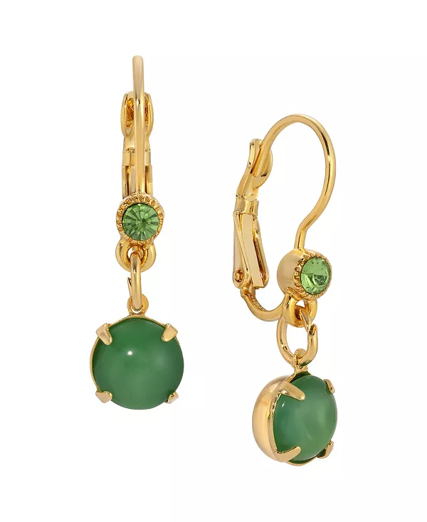 Серьги-Подвески с зеленым лунным камнем золотистого оттенка 2028, green
Серьги-Подвески с зеленым лунным камнем золотистого оттенка 2028, green