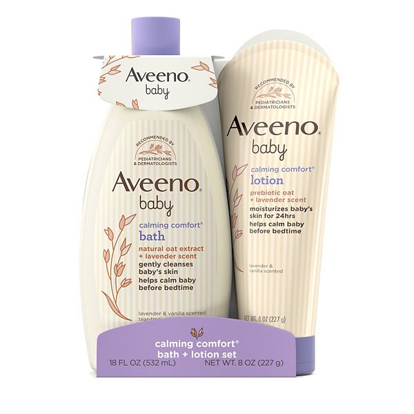 Набор лосьона для ванны и тела Baby calming comfort Aveeno
Набор лосьона для ванны и тела Baby calming comfort Aveeno