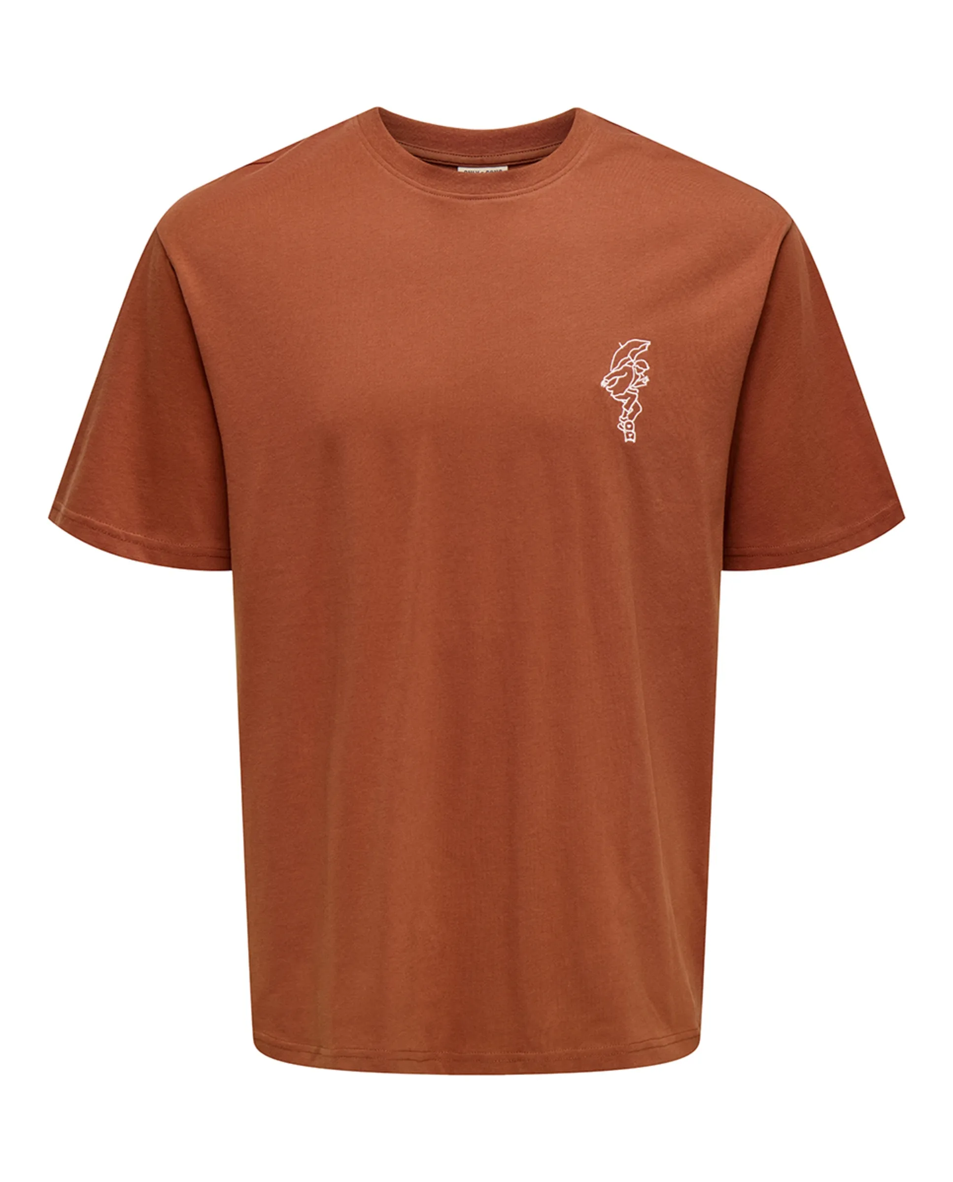 Мужская футболка расслабленного кроя Only & Sons, бордовый
Мужская футболка расслабленного кроя Only & Sons, бордовый