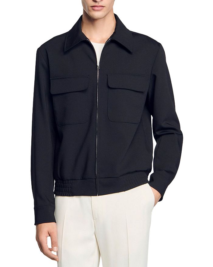 Куртка на молнии Sandro, черный
Куртка на молнии Sandro, черный