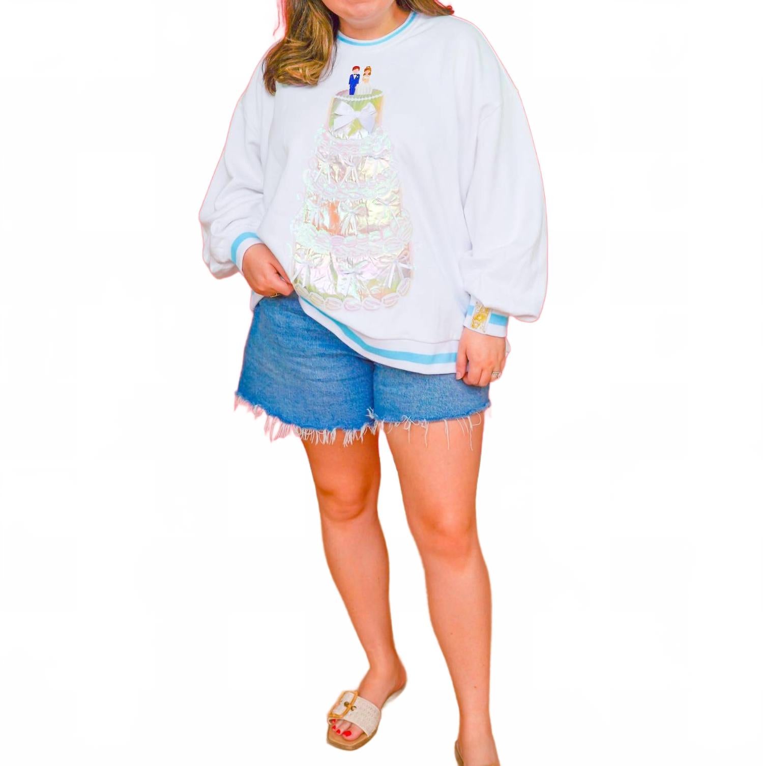 Толстовка «Свадебный торт» белого цвета QUEEN OF SPARKLES
Толстовка «Свадебный торт» белого цвета QUEEN OF SPARKLES