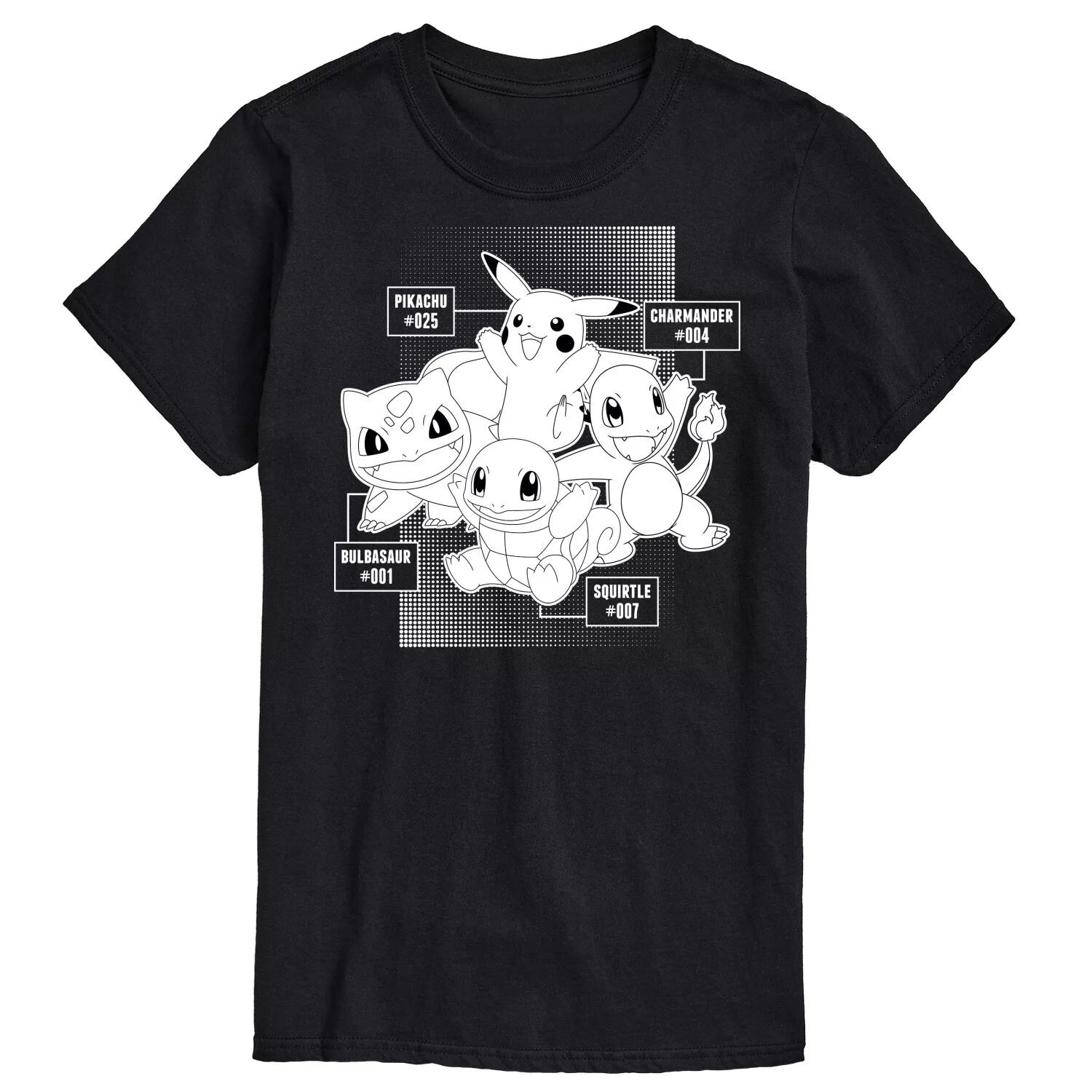 Мужская футболка с рисунком Pokemon Starter Labels Licensed Character
Мужская футболка с рисунком Pokemon Starter Labels Licensed Character