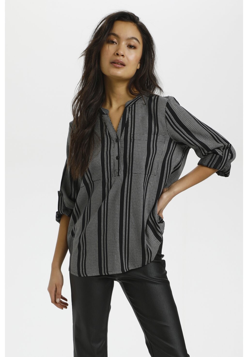 Блузка НОРАЛ Kaffe, черный/мел
Блузка НОРАЛ Kaffe, черный/мел