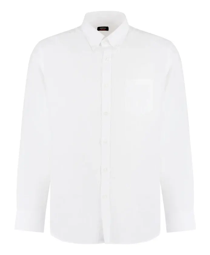 Рубашка с длинными рукавами из смесового хлопка. Paul & Shark, белый
Рубашка с длинными рукавами из смесового хлопка. Paul & Shark, белый