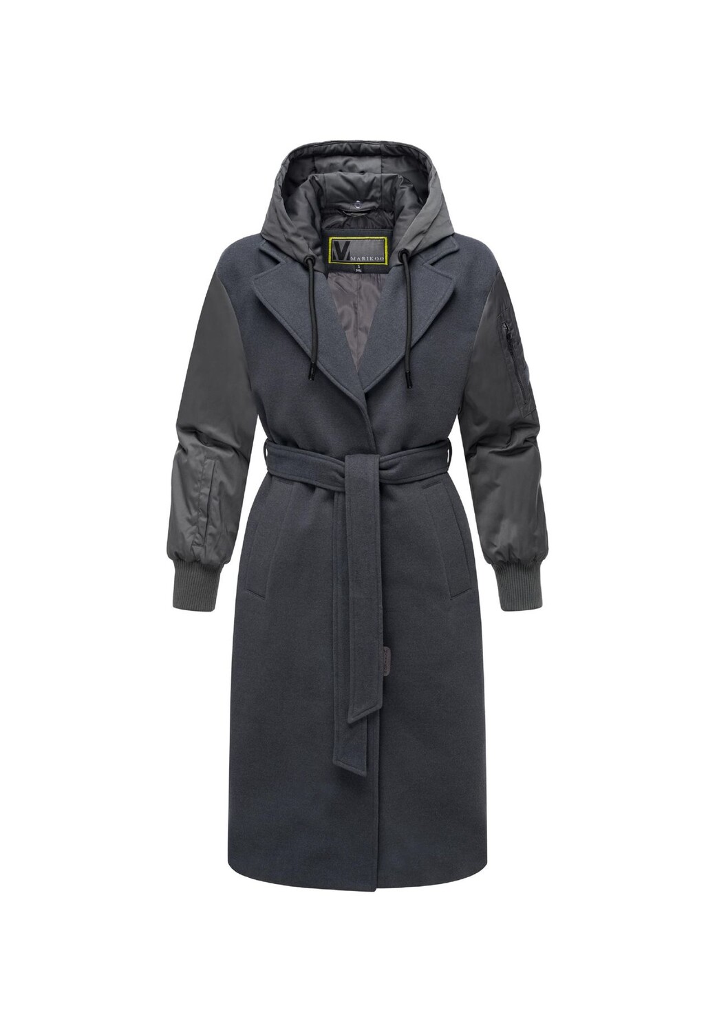 Шерстяное пальто Tjadee 16 MARIKOO, антарцитовый
Шерстяное пальто Tjadee 16 MARIKOO, антарцитовый