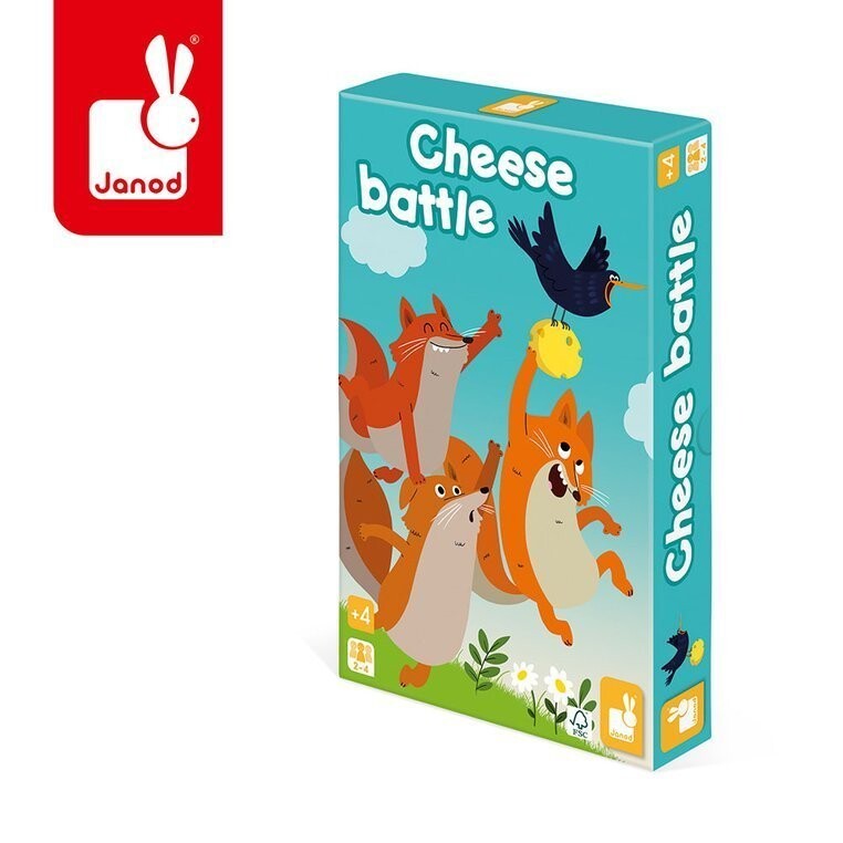Janod, Сырная битва Аркадная игра 4+
Janod, Сырная битва Аркадная игра 4+