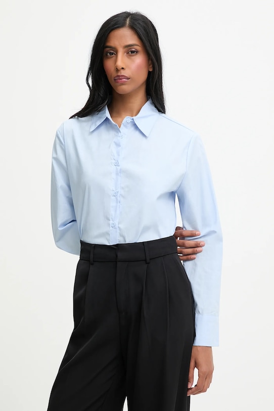 Хлопковая рубашка Answear.Lab, синий 
Хлопковая рубашка Answear.Lab, синий