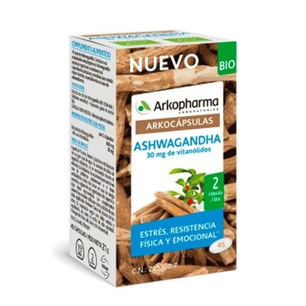 Arkocapsulas Ashwagandha Bio 45 капсул
Arkocapsulas Ashwagandha Bio 45 капсул