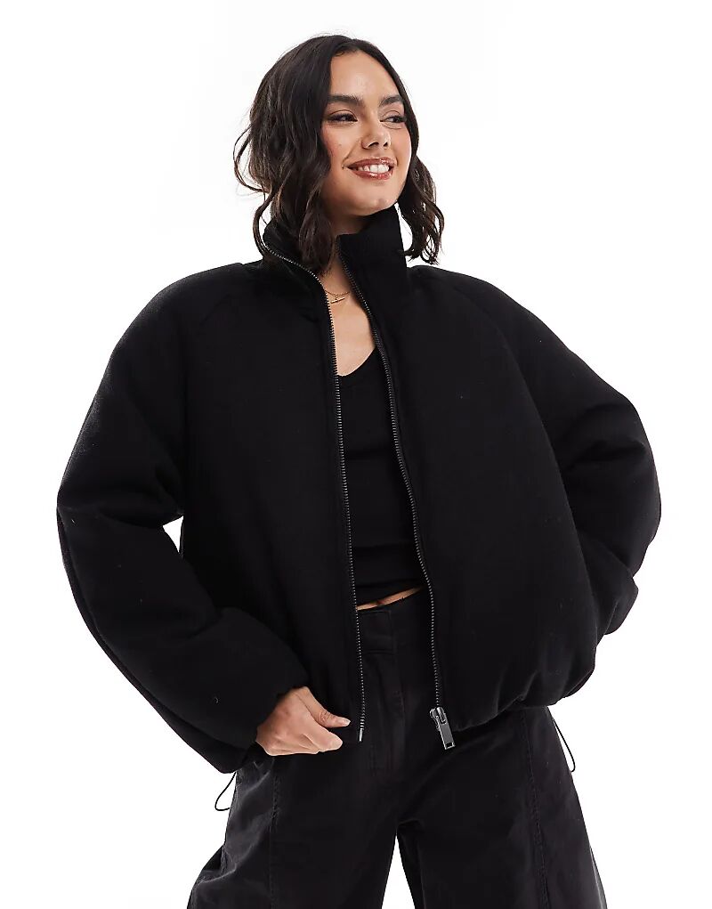 Стеганая куртка с трикотажным воротником черного цвета ASOS DESIGN, Черный, Стеганая куртка с трикотажным воротником черного цвета ASOS DESIGN
Стеганая куртка с трикотажным воротником черного цвета ASOS DESIGN, Черный, Стеганая куртка с трикотажным воротником черного цвета ASOS DESIGN